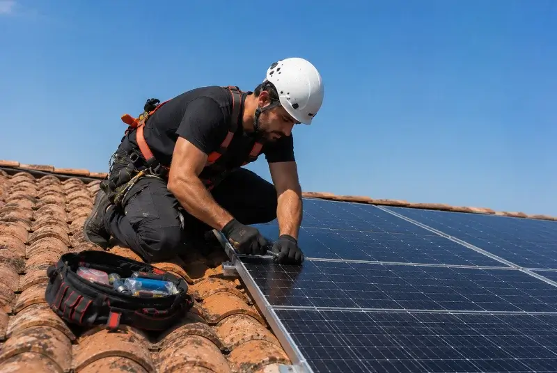Maintenance et monitoring de panneaux solaires à Trévoux