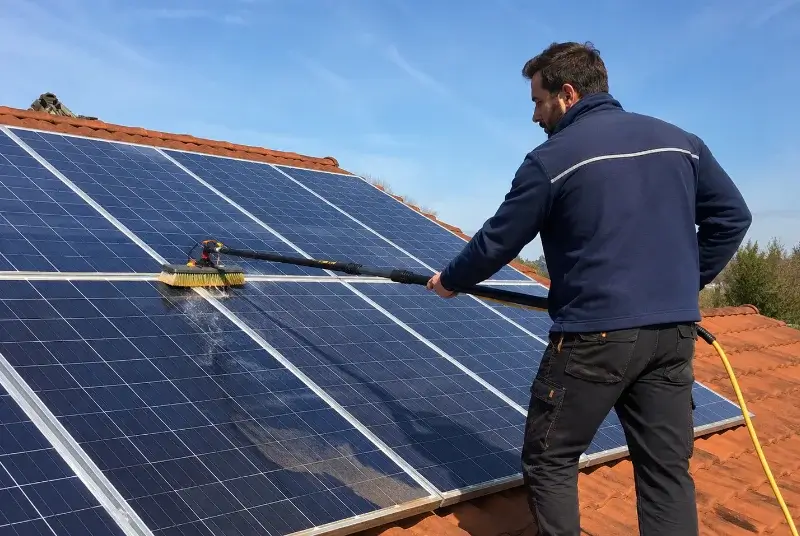 Nettoyage et entretien de panneaux solaires à Trévoux